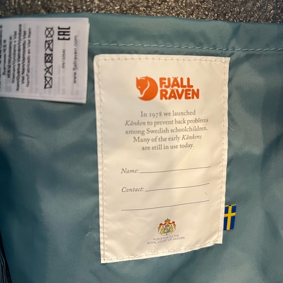 Kånken Blue Backpack - Picture 3 of 12